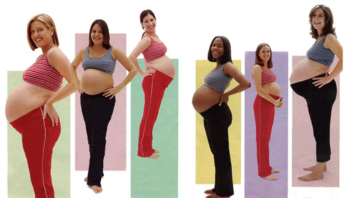 Pregnant Women come in all shapes & sizes!